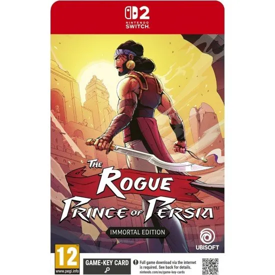 The Rogue Prince of Persia Immortal Edition Switch 2 showing the physical map cards and steelbook case