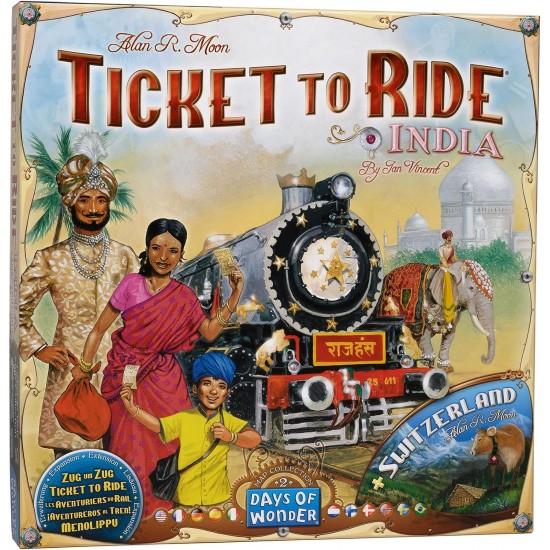 Ticket to Ride: India + Switzerland