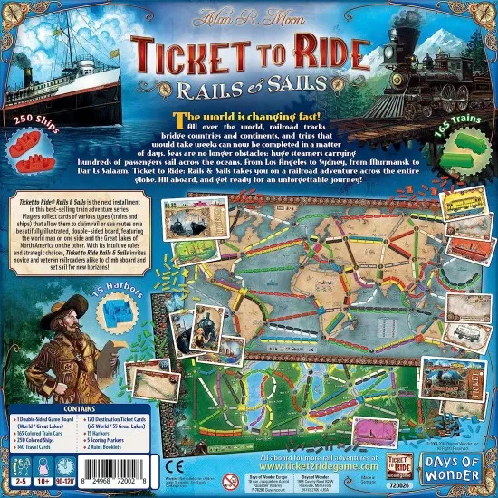 Ticket to Ride: Rails & Sails Ticket to Ride: Rails & Sails