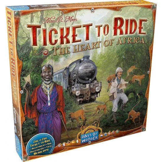 Ticket to Ride: The Heart of Africa Board Game Expansion