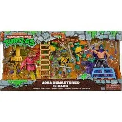 Teenage Mutant Ninja Turtles 1988 Remastered 6-Pack Action Figures