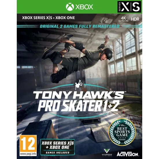 Tony Hawks Pro Skater 1 + 2 (Xbox)