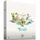 Tokaido Stonemaier Games Worker Placement Board Game Tokaido board game box art showing a traveler on the East Sea Road with a view of Mount Fuji and Japanese scenery