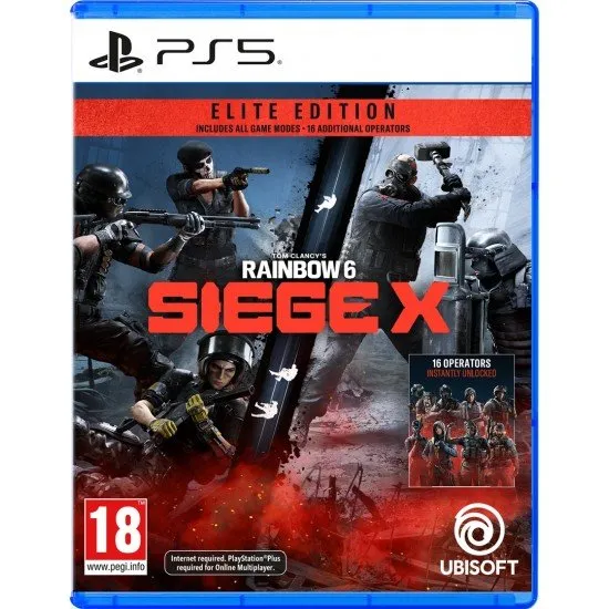 Rainbow Six Siege X Elite Edition PS5 game cover tactical shooter PlayStation 5