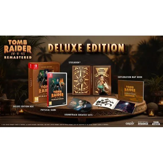 Tomb Raider IV-VI Remastered - Deluxe Edition (Switch) Tomb Raider IV-VI Remastered - Deluxe Edition (Switch)