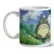 My Neighbor Totoro Fishing Ceramic Mug showing the grey Totoro character fishing