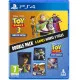 A PlayStation 4 game case showing Woody, Buzz, and green army men executing a tactical mission across a detailed child's bedroom floor strewn with blocks
