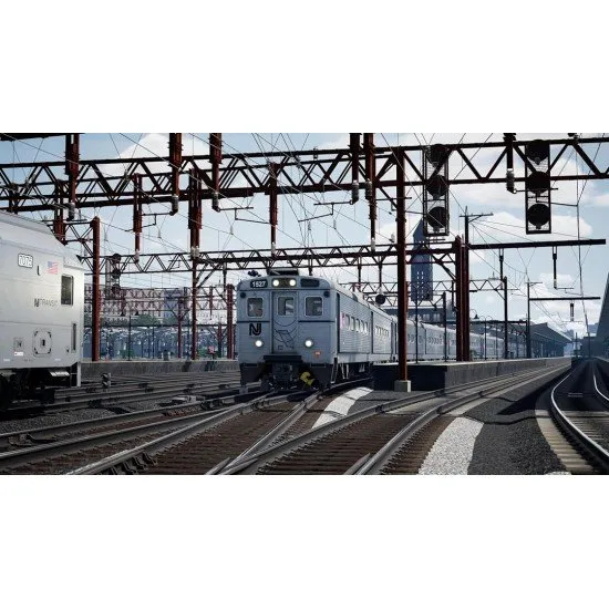 Train Sim World 6 PS5 box art featuring high-speed trains on the Riviera Line and German rail networks