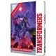 Transformers RPG The Enigma of Combination Sourcebook cover art featuring a massive Combiner Gestalt form (likely Devastator or Superion) in battle