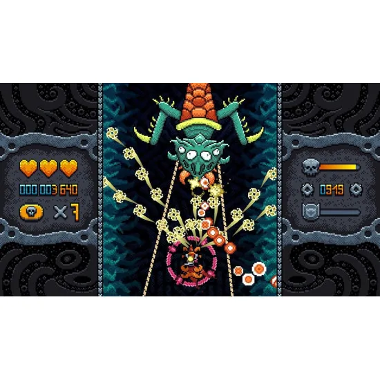 PlayStation 5 game case for Twilight Parade: Moonlit Mononoke showing pixel art yokai girls dodging bullet hell waves
