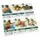 Illustrated cards featuring soldiers and officers alongside modular map tiles representing the French countryside