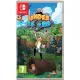 Nintendo Switch game case for Under the Island showing retro pixel art of Nia and Avocado exploring Seashell Island