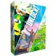 Unlock New Game Adventures escape room card game box featuring Heat Carcassonne and 7 Wonders board game universe scenario artwork