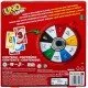 A circular UNO themed spinner surrounded by classic UNO cards featuring special spin symbols