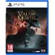 A PlayStation 5 game case depicting a first-person perspective holding a supernatural flintlock pistol and a glowing blade facing a horde of grotesque plague-ridden monsters
