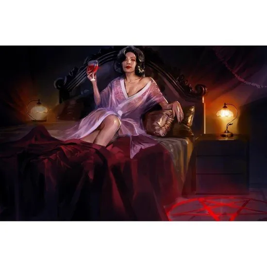 Vampire The Masquerade 5th Edition In Memoriam sourcebook cover featuring dark gothic artwork