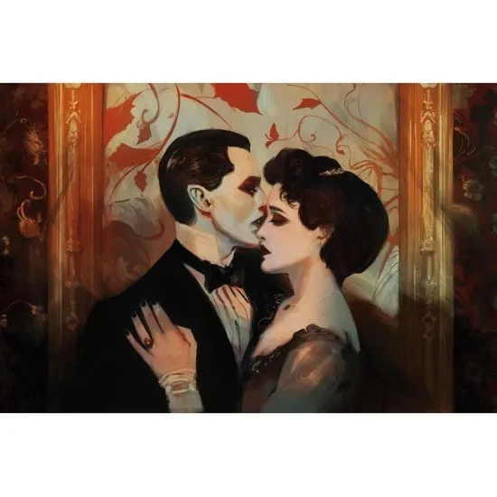 Vampire The Masquerade 5th Edition In Memoriam sourcebook cover featuring dark gothic artwork