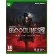 Vampire Bloodlines 2 Xbox Series X The box art for Vampire: The Masquerade - Bloodlines 2 on Xbox Series X, showing a vampire character in a dark, city alleyway with a blood-red glow.