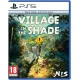 PlayStation 5 game case for Village in the Shade Deluxe Edition featuring anime characters in a nostalgic Japanese countryside setting