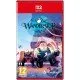 A Nintendo Switch 2 game case featuring beautiful, whimsical artwork of a cozy tea shop nestled inside a magical forest clearing with a colorful cast of travelers