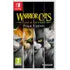 Nintendo Switch game case for Warrior Cats Clans of the Forest Feral Edition depicting a custom warrior cat in dense forest undergrowth