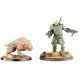 Fallout Wasteland Warfare Super Mutants Hammer Modiphius Miniatures Fallout Wasteland Warfare Super Mutants Hammer miniature set box art showing the massive Super Mutant Hammer figure and the Super Mutant Hound creature