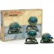 Fallout Wasteland Warfare Nukalurks miniature box art showing two Nuka-Cola Quantum glowing crustacean creatures