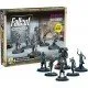 Fallout Wasteland Warfare The Forged miniature set box art showing the six highly detailed raider figures, including the leaders Slag and Bedlam