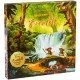 Welcome to Everdell board game box featuring adorable woodland animal children building a miniature city with vibrant art