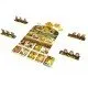 Welcome to Everdell board game box featuring adorable woodland animal children building a miniature city with vibrant art
