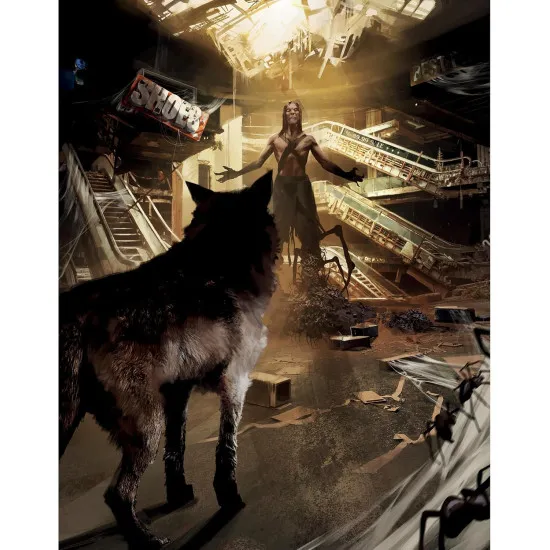 Werewolf The Apocalypse 5th Edition The Coming Destruction starter chronicle book cover featuring World of Darkness Garou artwork