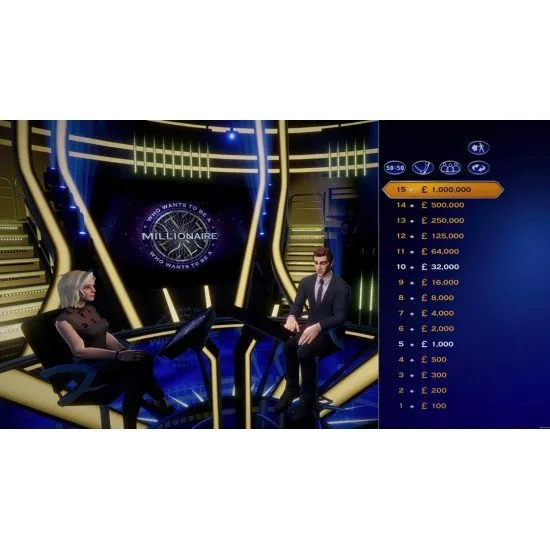 The box art for Who Wants To Be A Millionaire? - Final Answer Edition on PS5, featuring the game show's iconic logo and money tree.