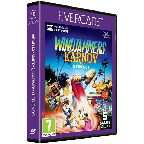 Windjammers, Karnov & Friends (Evercade) Windjammers, Karnov & Friends (Evercade)