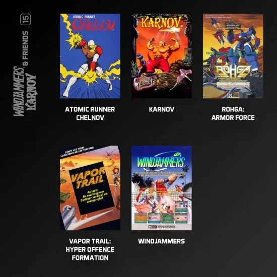 Windjammers, Karnov & Friends (Evercade) Windjammers, Karnov & Friends (Evercade)