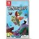 A Nintendo Switch game case showing a cheerful cartoon duck and a sturdy turtle jumping across floating grassy platforms in a colourful, windy fantasy landscape