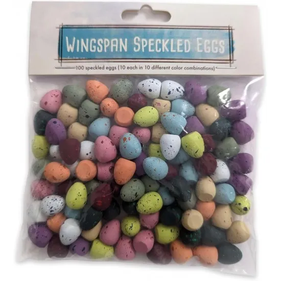 Wingspan: Speckled Eggs – Wooden Egg Tokens for Board Game