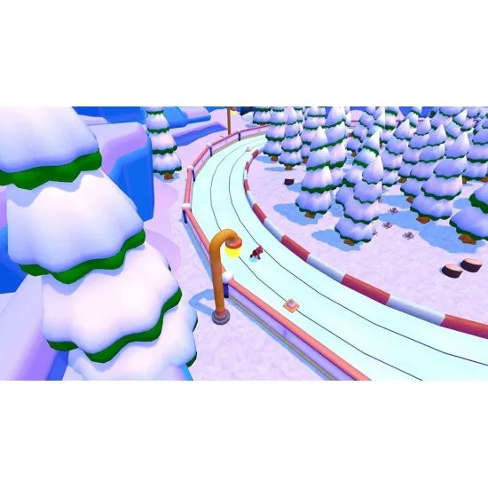Winter Games Collection PS5 The box art for the Winter Games Collection + Advent Calendar on PS5, showing a train and cartoon characters in a snowy landscape.