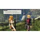 A Nintendo Switch 2 game case featuring Shulk standing on a lush green cliff holding the glowing red Monado sword, looking out at the colossal, distant frozen body of the Mechonis