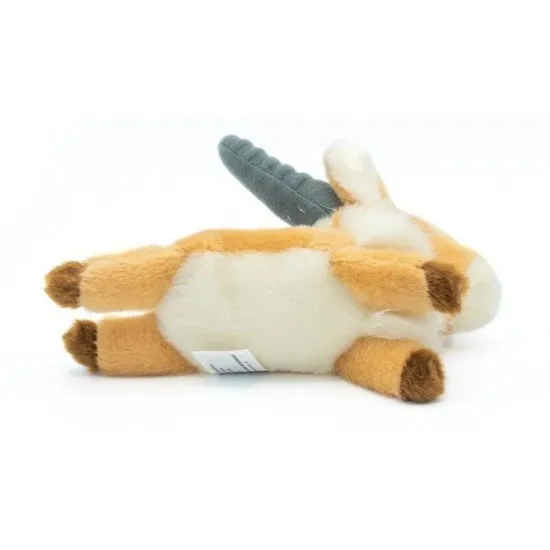 Princess Mononoke Yakul Plush Sun Arrow Studio Ghibli 16cm Princess Mononoke Yakul Beanbag Plush Figure, showing the adorable red elk character