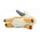 Princess Mononoke Yakul Plush Sun Arrow Studio Ghibli 16cm Princess Mononoke Yakul Beanbag Plush Figure, showing the adorable red elk character