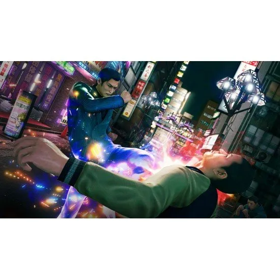 Yakuza Kiwami 3 & Dark Ties Nintendo Switch 2 box art showing Kazuma Kiryu and Yoshitaka Mine, emphasizing the dual storyline
